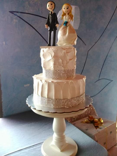 Novios Para Pastel De Bodas,  De Pasta Francesa,