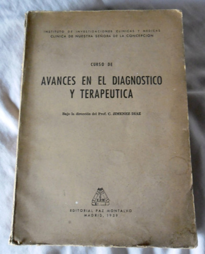 Curso De Avances En El Diagnóstico Y Terapéutica - 1959