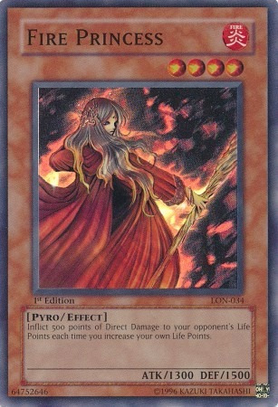 Princesa De Fuego Super Rara Yugioh