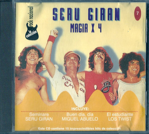 Rock Nacional La Coleccion Nro 7 Tapa Seru Giran Cd