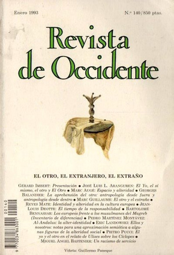 Revista De Occidentente Nro 140 - Enero 1993