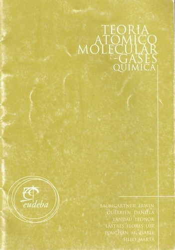 Teoría Atómico Molecular Gases Quimica Eudeba Zona Caballito