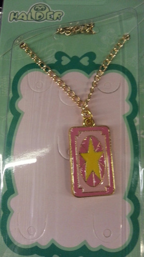 Collar De Sakura Card Captor - Dije Carta Sakura.