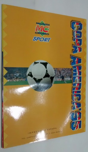Album De Figuritas Futbol Copa America 95 Vacío