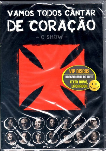 Dvd Vasco Da Gama Vamos Todos Cantar De Coração - Lacrado!