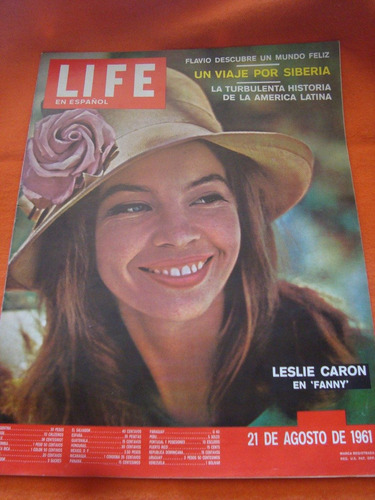 Revista Life En Español- Tapa Leslie Caron