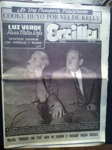 Ercilla N° 1179 25 De Diciembre De 1957