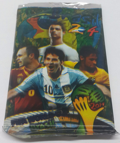 Paquete Figuritas Cerrado 8 Trading Card Mundial Brasil 2014