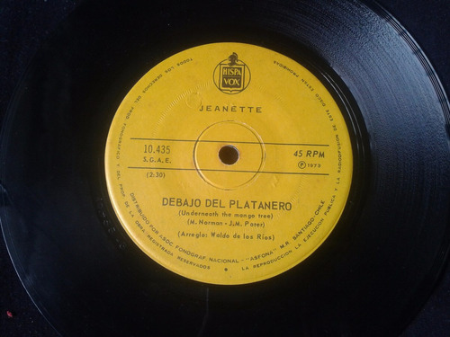 Single Jeanette Debajo Del Platanero