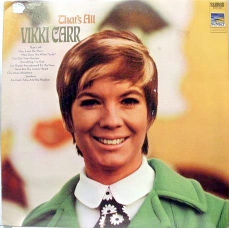 Vikki Carr That's All Vinilo Importado Lp Pvl