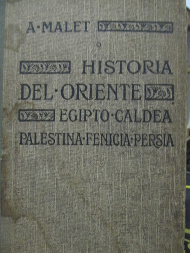 Libreriaweb Historia Del Oriente Por A. Malet