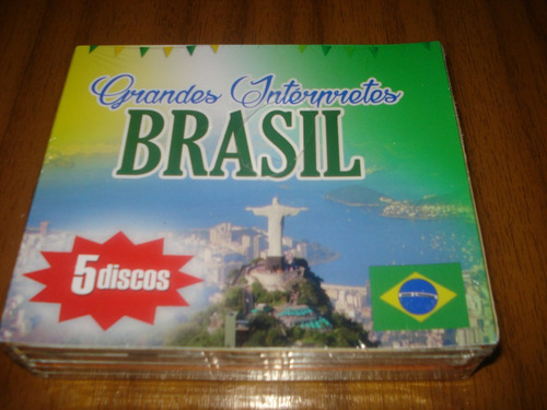 Box Grandes Interpretes Del Brasil / (nuevo Y Sellado) 5 Cds