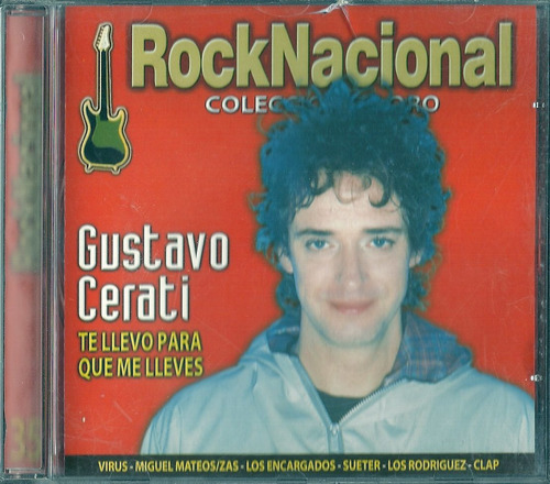 Rock Nacional Coleccion De Oro 35 Tapa Gustavo Cerati Cd