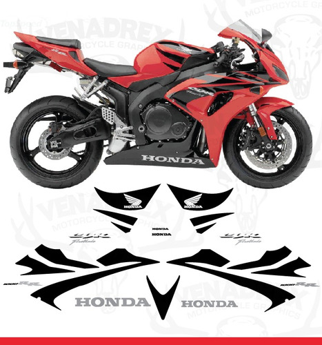 Calcomanias Stickers Honda Cbr 1000rr 2006-2007