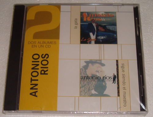 Antonio Rios  / Dos Albumes En 1 Cd  Nuevo / Kktus