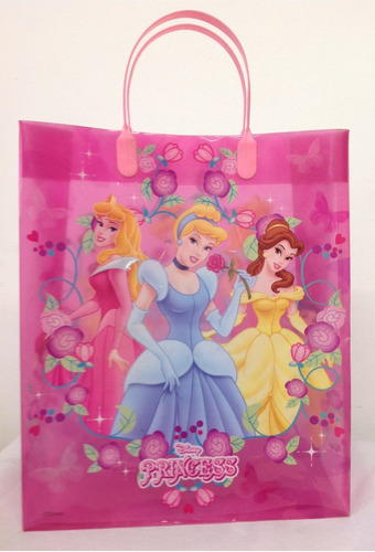 Bolsa Princesas Disney En Vinilo Para Empaque Y Regalos