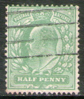 Reino Unido Sello Dentado 15x14 X ½ P. Rey Eduardo 7°  1911 