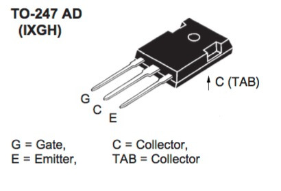 Ixgh40n60b2 Igbt Hiperfast 600v X 75a | To247ad Original