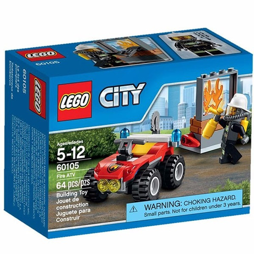 Lego City Todo Terreno De Bomberos - 64 Piezas