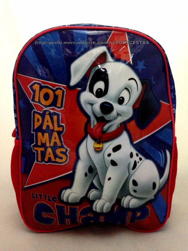 Mochila G De Costas 101 Dálmatas Disney Cachorro Original