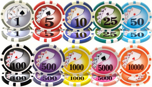 Poker Estuche 500 Fichas Casino 13.5 Grams Mod Ying Yang