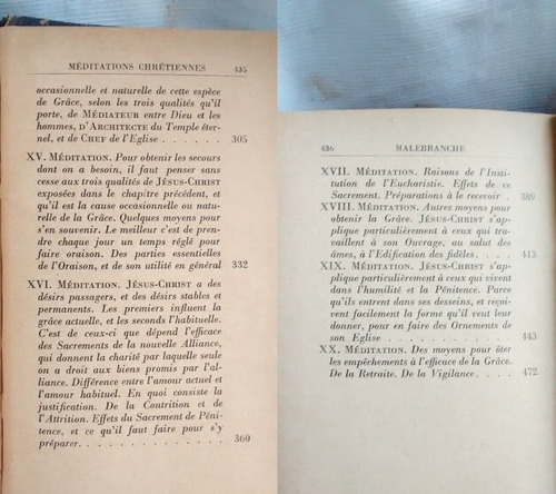 Imagen 6 de 6 de Meditations Chretiennes Malebranche Ed. Motaigne En Frances
