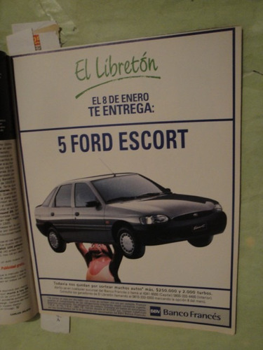 Publicidad Ford Escort Año 2000