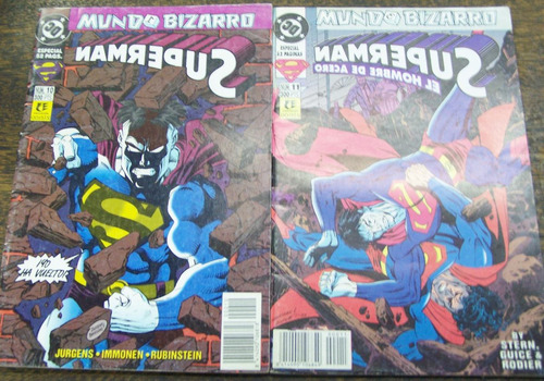Superman * Mundo Bizarro * 2 Revistas * Completa * Zinco *