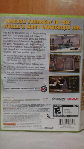 Deadliest Catch Sea Of Chaos Xbox 360 (Usado)