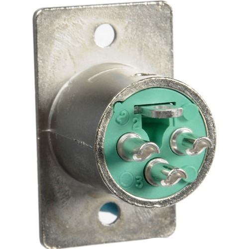 Imagen 2 de 2 de Switchcraft D3m Conector Xlr Macho 3 Contactos P/ Chasis