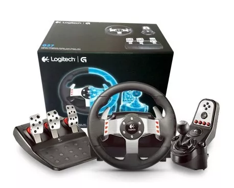 Volante Logitech g27 Ps3 PS4 e Pc em segunda mão durante 140 EUR em  Poblacion de Arriba na WALLAPOP