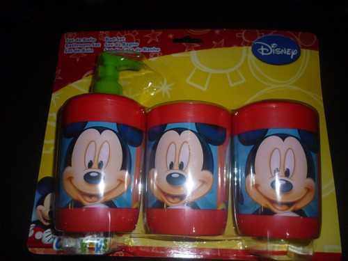 Set De Baño Mickey Mouse Disney