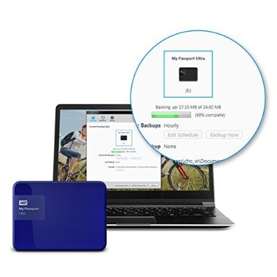 Wd 1tb Azul My Passport Ultra Disco Duro Externo Portátil -