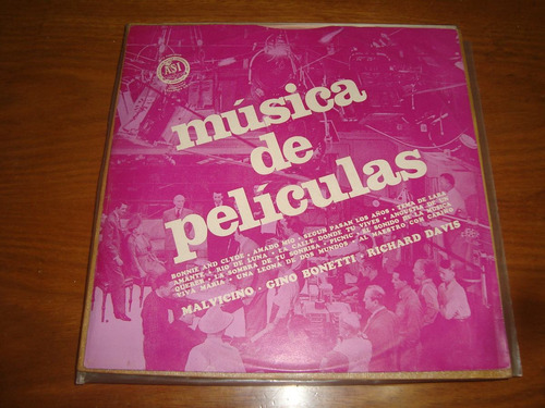 Malvicino Gino Bonetti Richard Davis Musica De Peliculas Lp