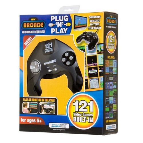 Consola Video Juego Con 121 Juegos Plug And Play Apto Tv Lcd