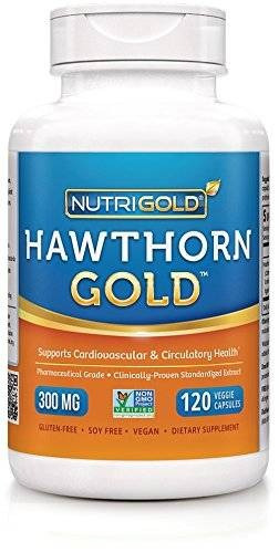 Nutrigold Hawthorn Oro (grado Europea Pharma) (clínicamente 