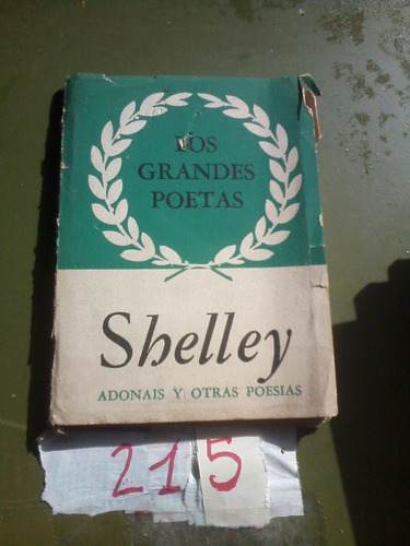 Shelley Adonais Y Otras Poesias