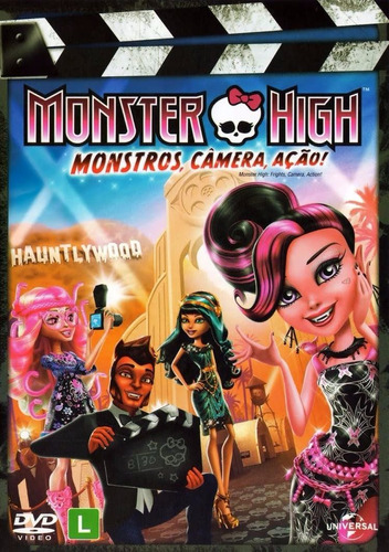 Monster High - Monstros, Câmera, Ação! - Dvd - Novo