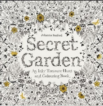 96 Paginas Libro Dibujo  Mandala Contra Stress Secret Garden