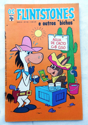 Os Flintstones E Outros Bichos Nº 25 - Editora Abril - 1973