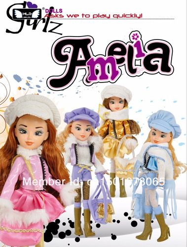 Imagem 2 de 7 de Boneca Importada Camila Com Acessórios Pronta Entrega