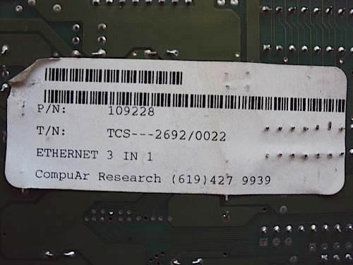 Tarjeta De Red Eisa Triple Conector En-2400bt