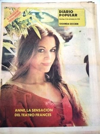 Suplemento Diario Popular Anne Fontaine Revista En El Maipo
