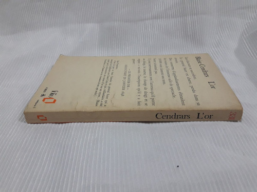 Cendrars L´ Or Blaise Cendrars Denoel Folio En Frances