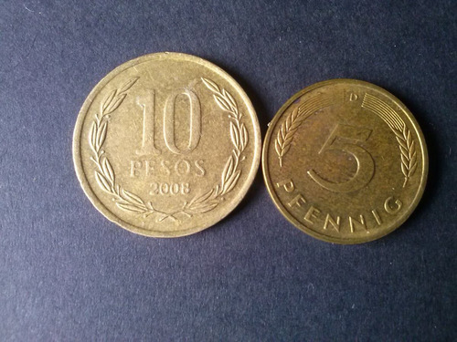 Moneda Alemania Federal 5 Pfenning 1983 Ceca D Bronce (c28)