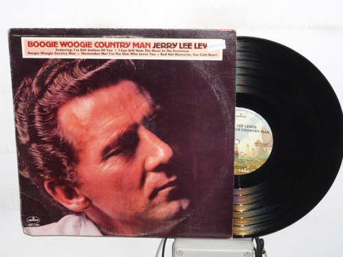 Jerry Lee Lewis Boogie Woogie Country Man Vinilo Americano