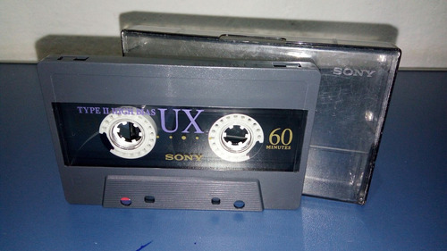 Fita K7 Cassete Sony Cromo Ux 60 Mim