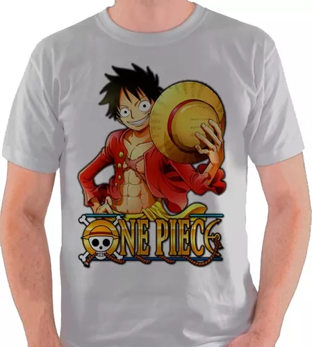 Camiseta One Piece Luffy Camisa Blusa Anime Promoção Roupa em Promoção na  Americanas