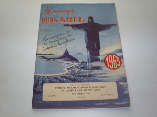 Almanaque Brasil Ano 1965 4º Cent. Rio De Janeiro