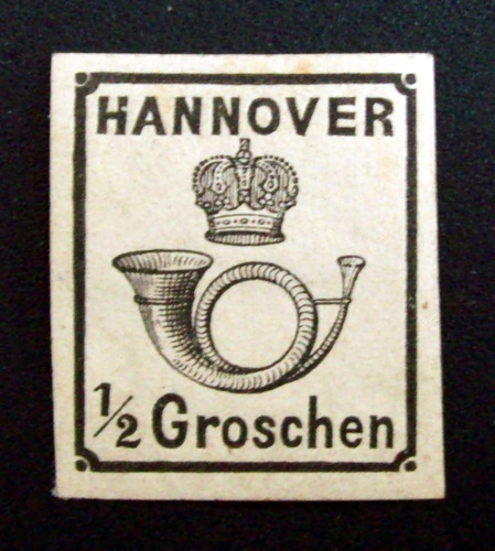 Alemania, Hannover - Sello Mi. 17 Papel Grueso L1720